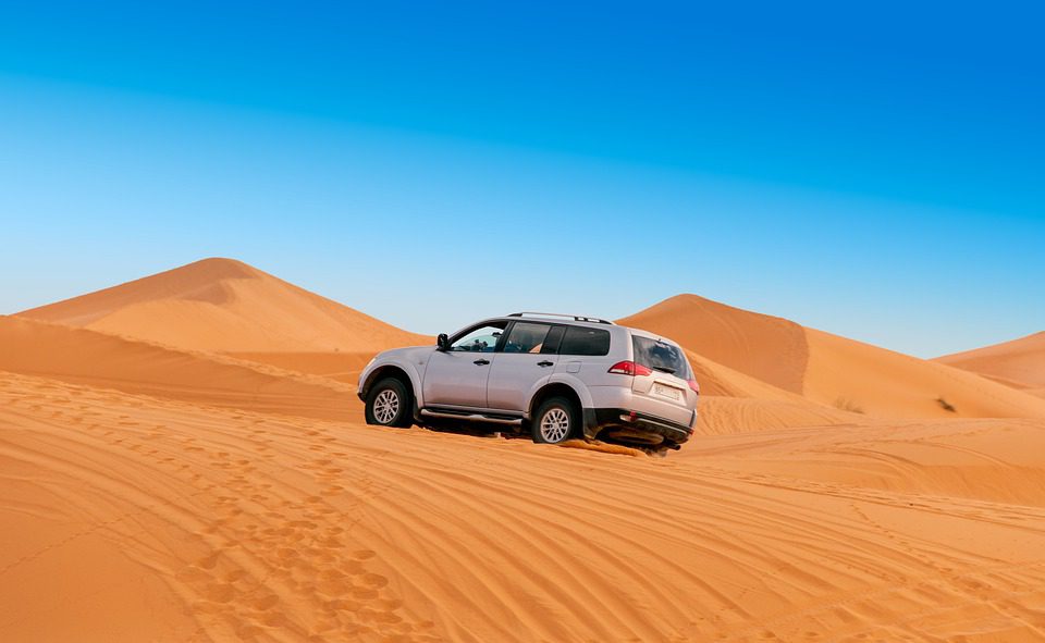 Dune bashing desert